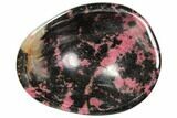 Polished Rhodonite Bowl - Madagascar #117484-1